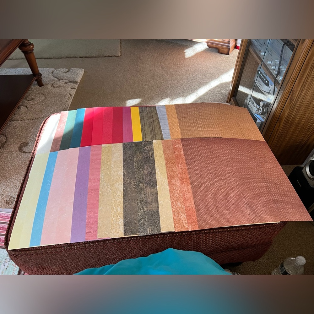 Textured Assorted Scrapbook Paper